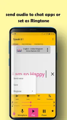 Speak it android App screenshot 4