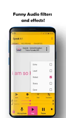 Speak it android App screenshot 5