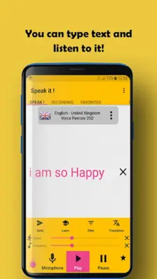 Speak it android App screenshot 6